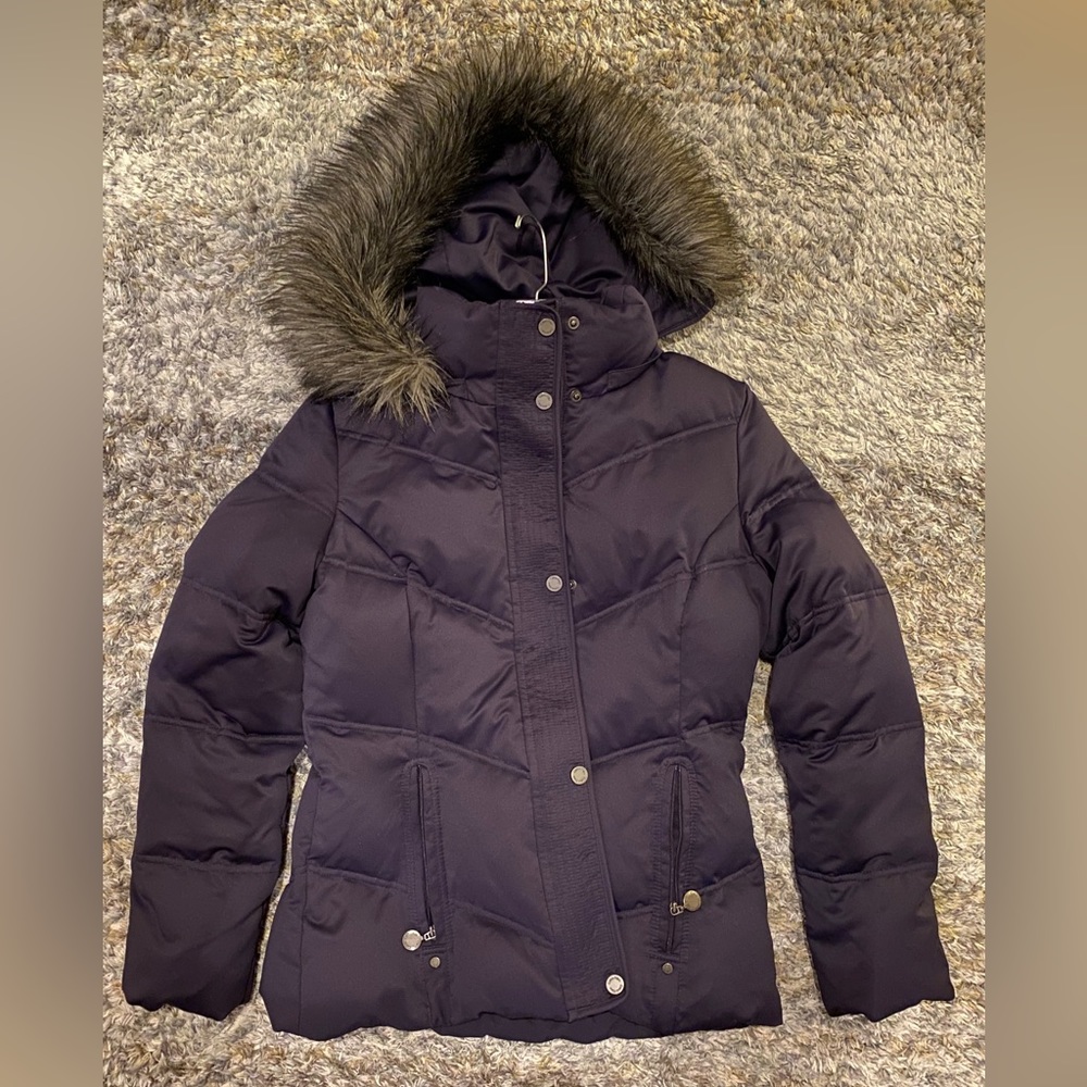 Calvin Klein Down Jacket with hood - Size PS